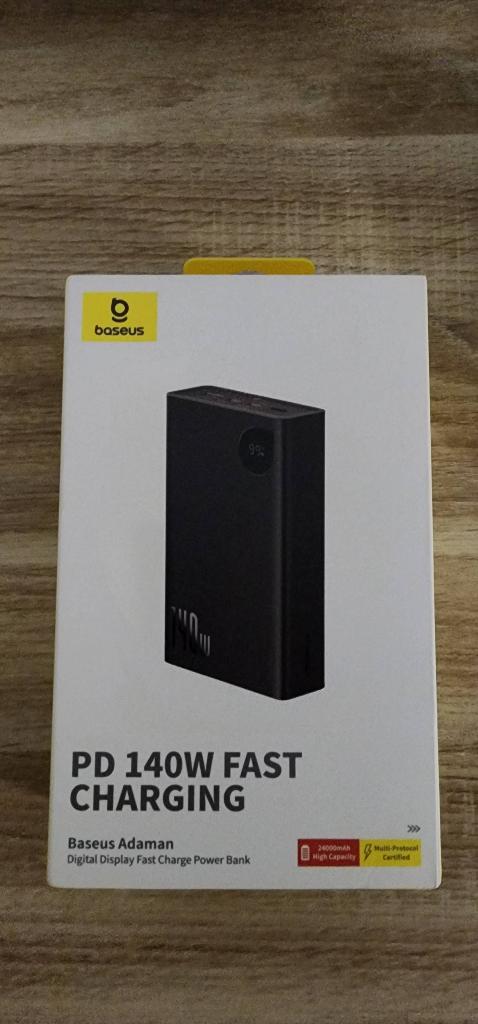 Baseus Adaman 24000 Mah 140w powerbank, Ophalen of Verzenden, Nieuw, Baseus