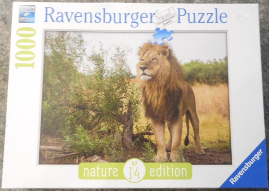 ravensburger puzzel 1000 stukjes trotse leeuw., Hobby en Vrije tijd, Ophalen of Verzenden, Nieuw