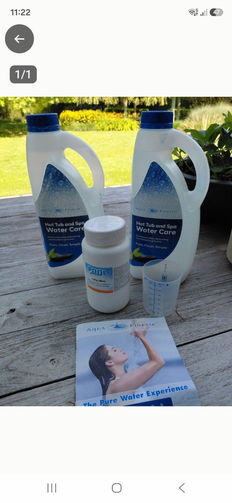 Coffret de produits d'entretien pour jacuzzi Aqua Finesse, Enlèvement ou Envoi