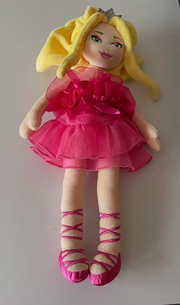 Camille knuffelpop 34 cm, Kinderen en Baby's, Speelgoed | Poppen, Ophalen of Verzenden, Zo goed als nieuw