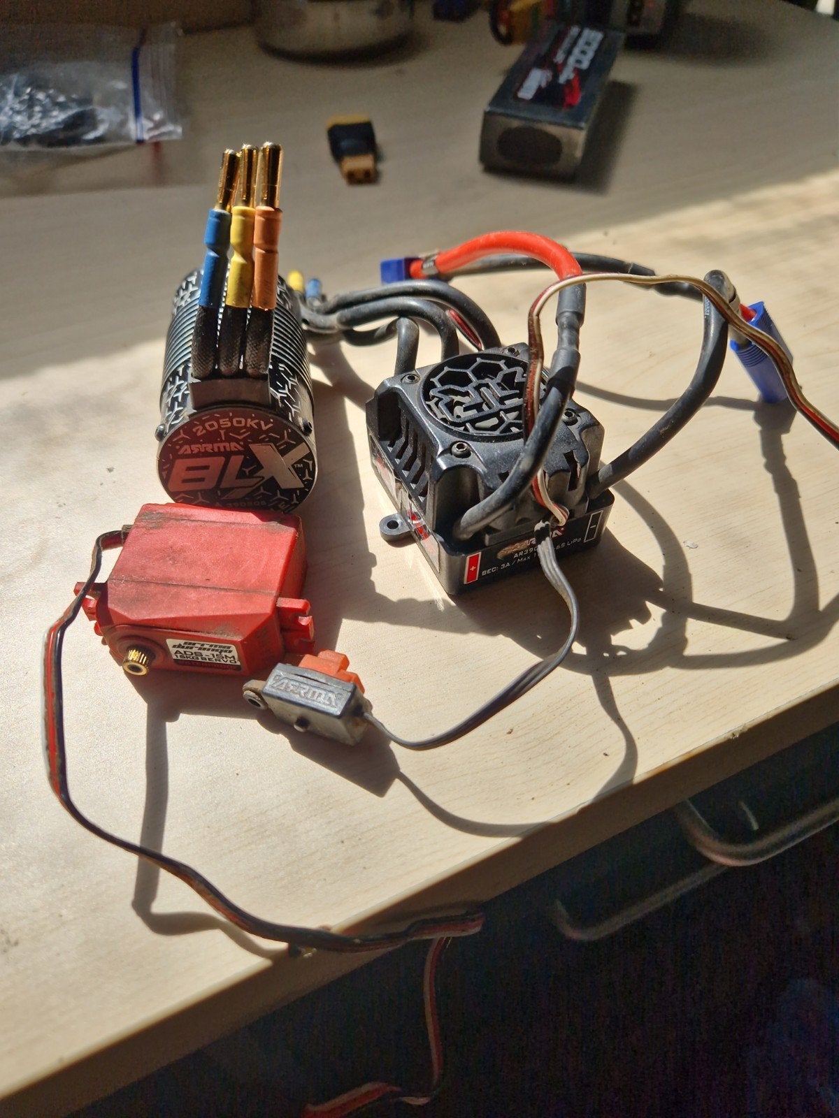 Arrma blx 150a esc 4074 motor electro set, Ophalen