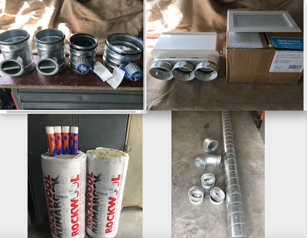 Ventilatie restanten nieuwbouw, Ophalen, Nieuw
