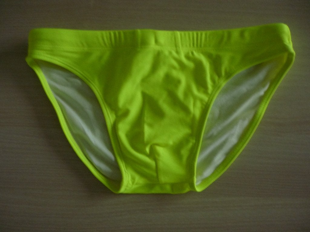 HEREN ZWEMSLIP, Kleding | Heren, Badmode en Zwemkleding, Ophalen, Maat 48/50 (M), Geel, Zwemslip