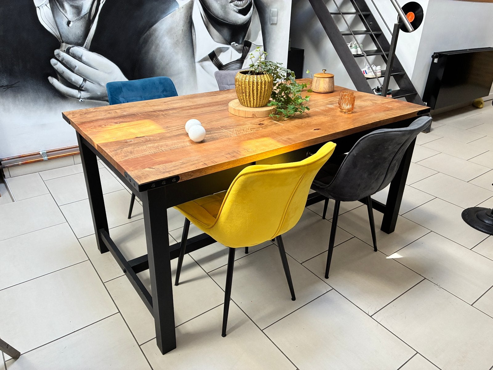 Alfred-tafel van Maison du Monde, Ophalen, Gebruikt, 50 tot 100 cm, Vijf personen of meer