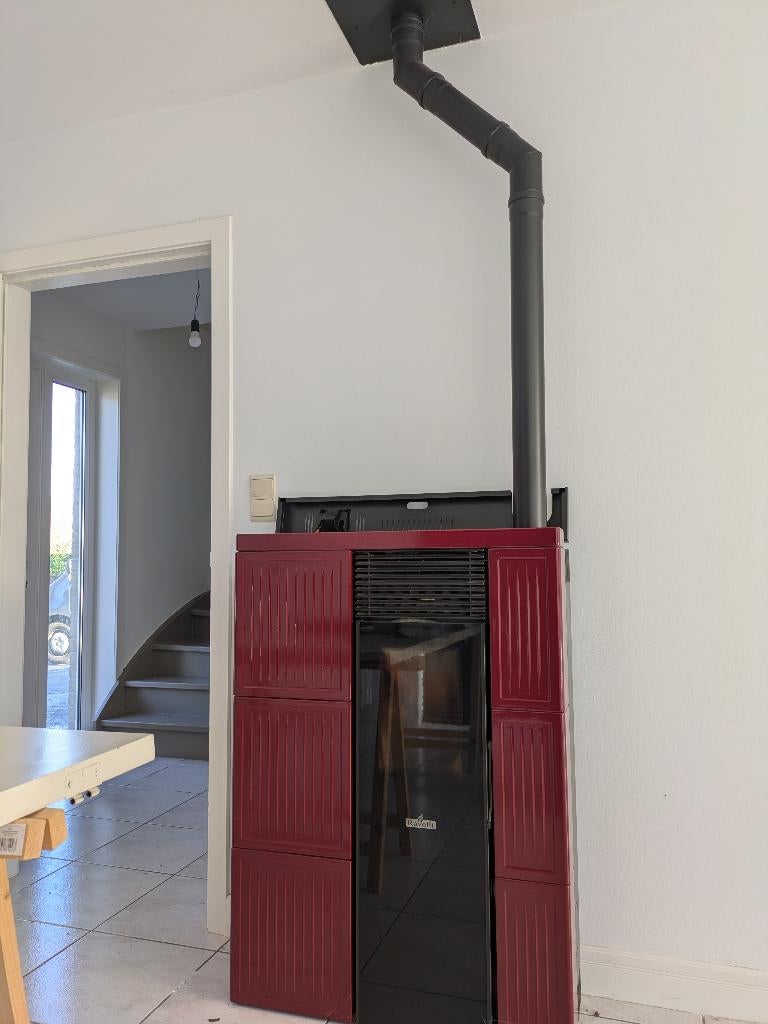 pelletkachel Ravelli 8 kW, Huis en Inrichting, Kachels, Ophalen, Gebruikt, Overige brandstoffen, Pelletkachel