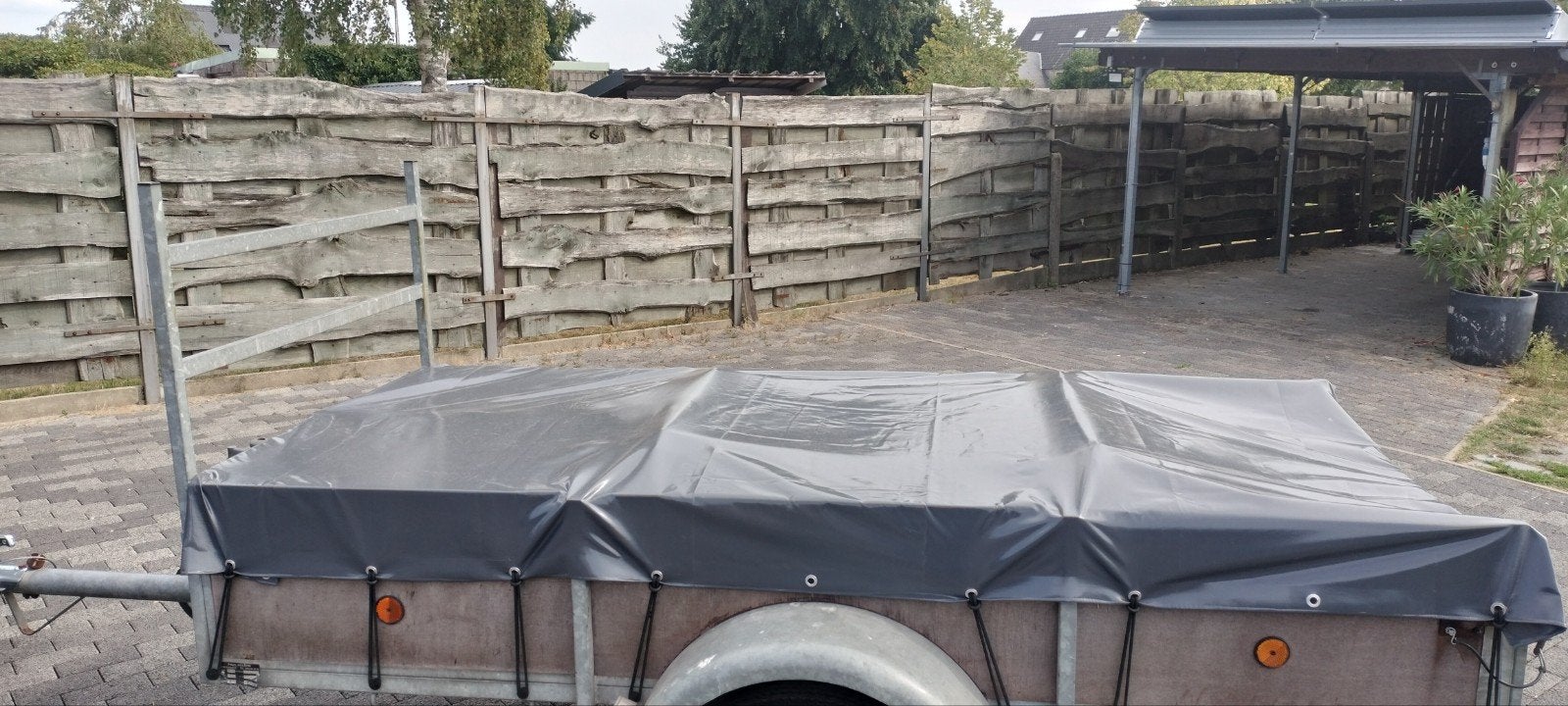 aanhanger enkelasser remorque remork, Ophalen, Zo goed als nieuw