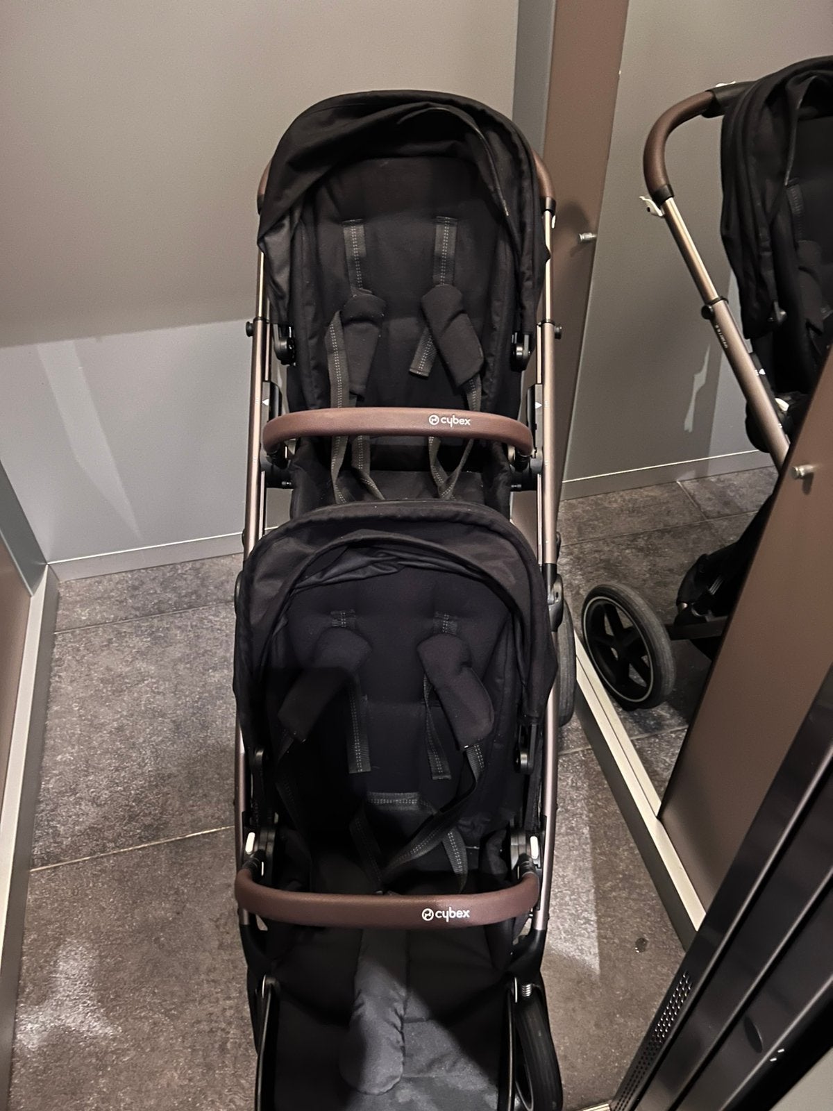 Cybex gazelle S avec 2 sieges et panier disponible, Enlèvement, Utilisé, Poussette, Autres marques