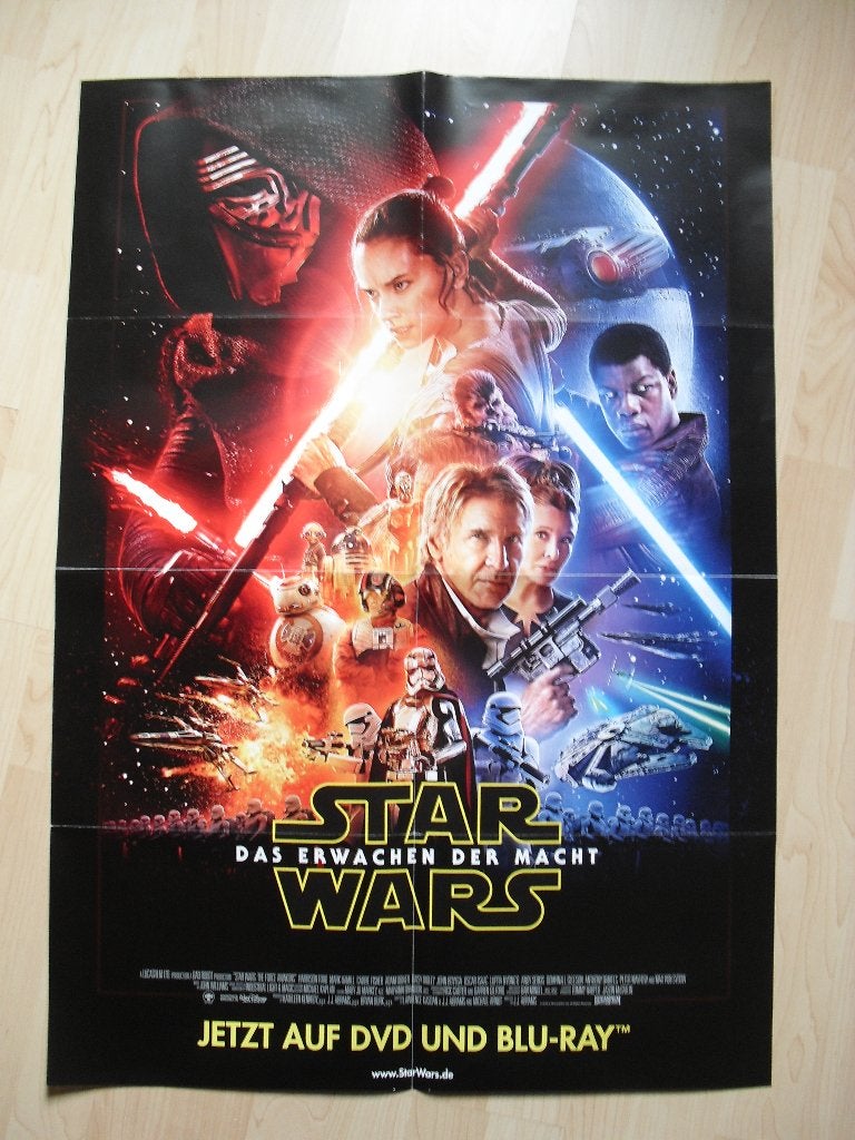 filmaffiche Star Wars: The Force Awakens filmposter, Verzamelen, Posters, Rechthoekig Staand, Deurposter of groter, Ophalen of Verzenden