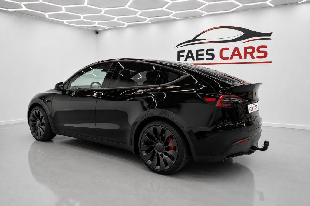 Tesla Model Y Performance Dual Motor 393 Kw, Auto's, Tesla, Automaat, Euro 6, Zwart, Leder