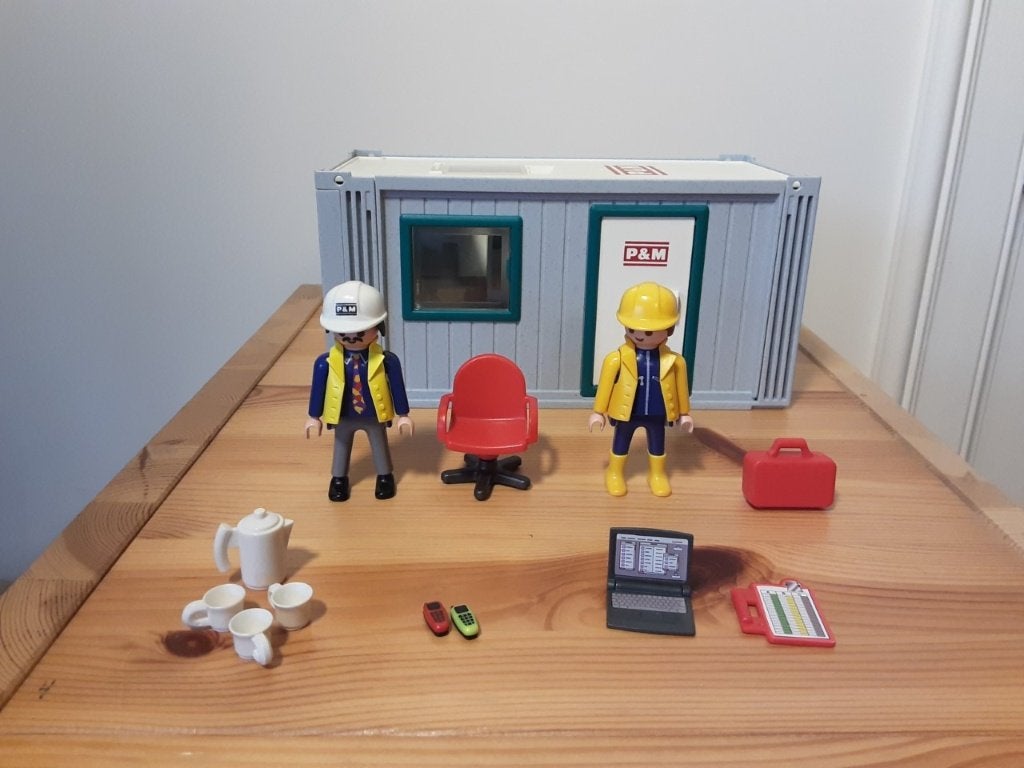 PLaymobil werfkeet, Ophalen of Verzenden, Zo goed als nieuw, Complete set, Overige typen