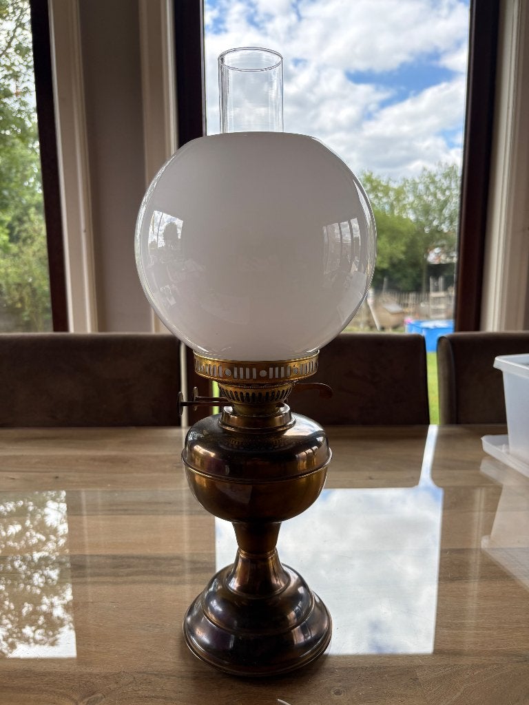Olielamp, Ophalen