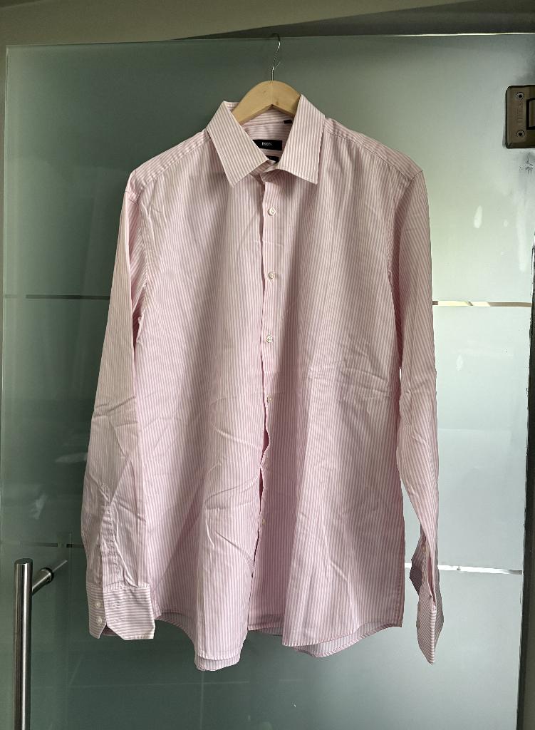 Hugo Boss - Hemd, Kleding | Heren, Ophalen, Hugo boss, Zo goed als nieuw, Roze