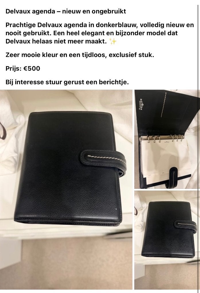 Delvaux, Bijoux, Sacs & Beauté, Accessoires Autre, Enlèvement ou Envoi, Neuf