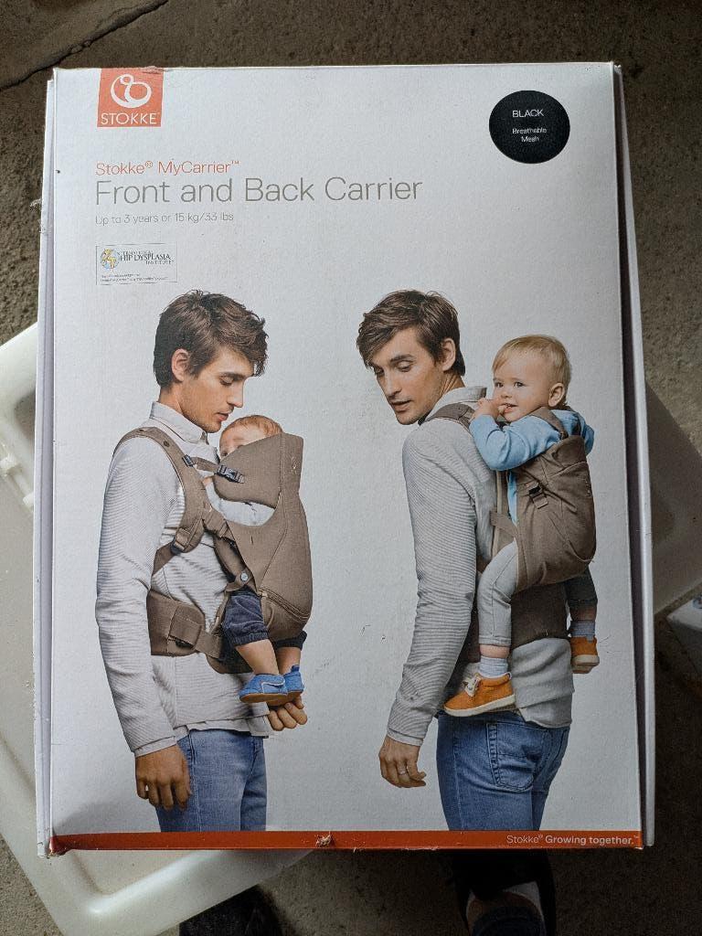Stokke draagzak, Kinderen en Baby's, Babydragers en Draagdoeken, Overige merken, Gebruikt, Buik of Rug, Ophalen of Verzenden