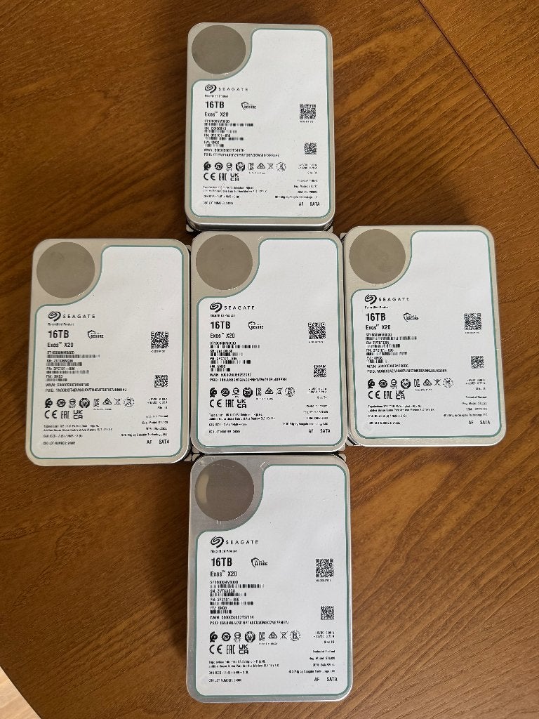 Seagate Exos X20 - ST16000NMM000D - NAS HDD, Computers en Software, Harde schijven, Ophalen, Intern, Gebruikt, Server