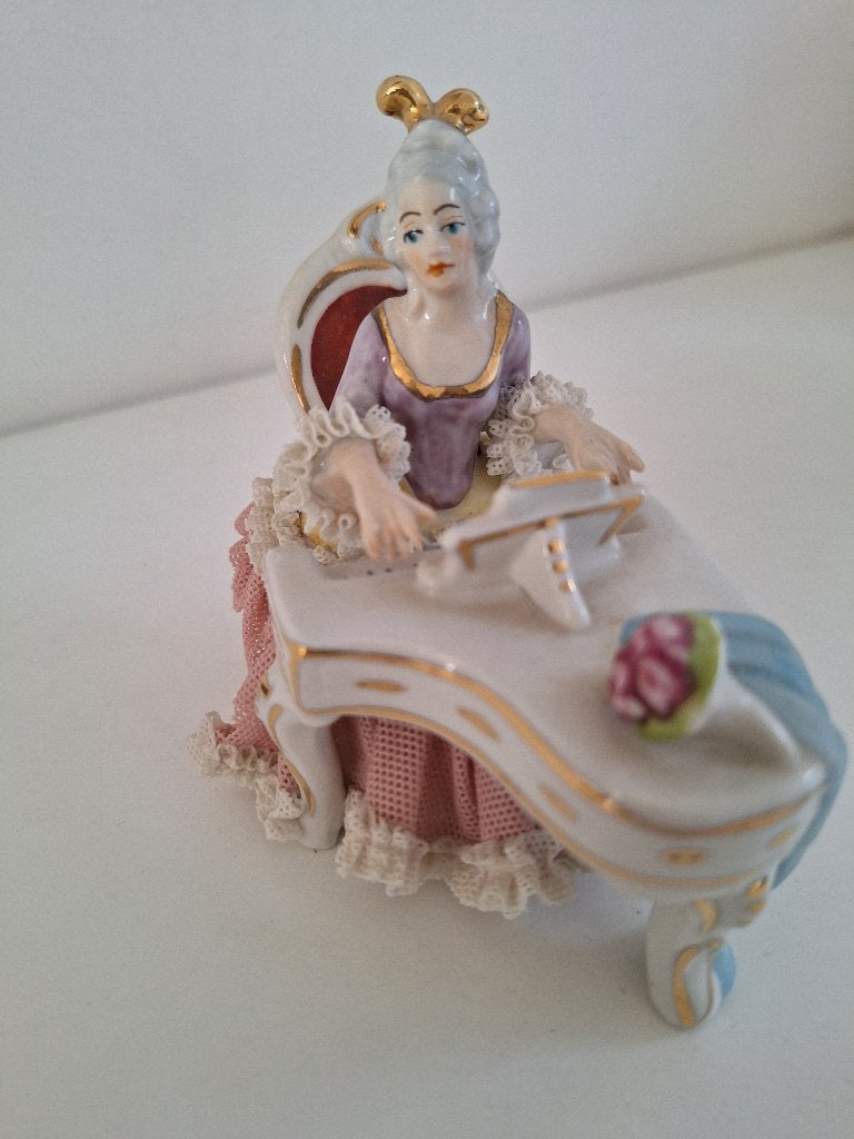 Origineel vintage porselein beeldje, Antiquités & Art, Enlèvement
