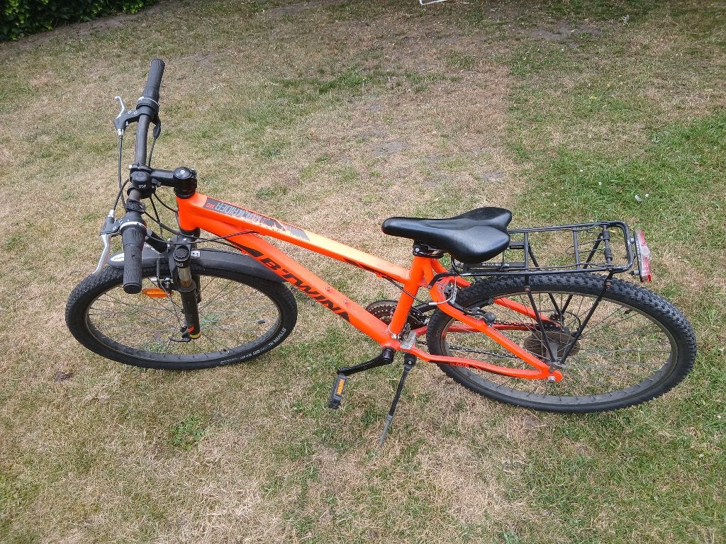 Instapmodel mountainbike, schoolfiets met bagagedrager, Ophalen, Gebruikt, Overige merken