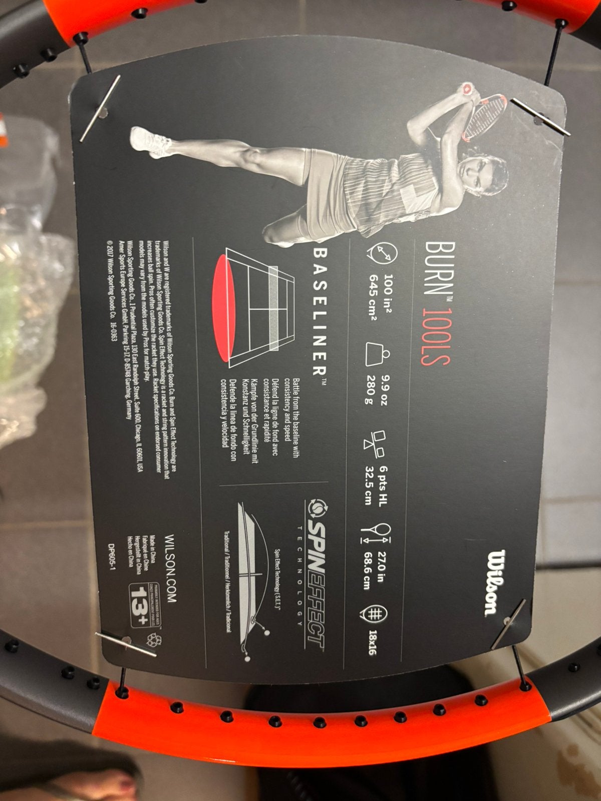 Tennisracket tiener, Ophalen, L1, Nieuw, Wilson