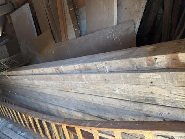 hout, Doe-het-zelf en Bouw, Hout en Planken, Ophalen, Zo goed als nieuw, Steigerhout, Balk