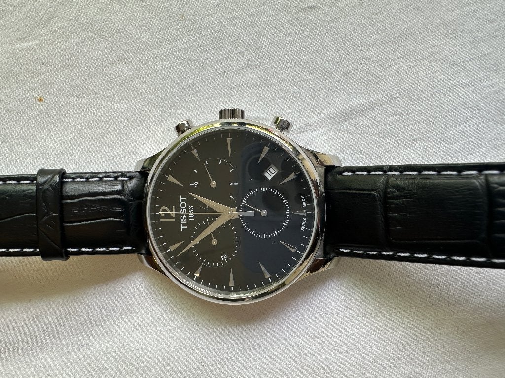 TISSOT 1853 HORLOGE - HEREN, Leer, Staal, Polshorloge, Nieuw