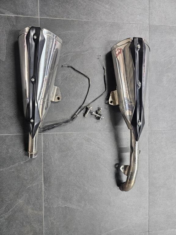 Kawasaki Z1000 uitlaatdempers z 1000 2007 - 2009, Motoren, Gebruikt, Ophalen of Verzenden