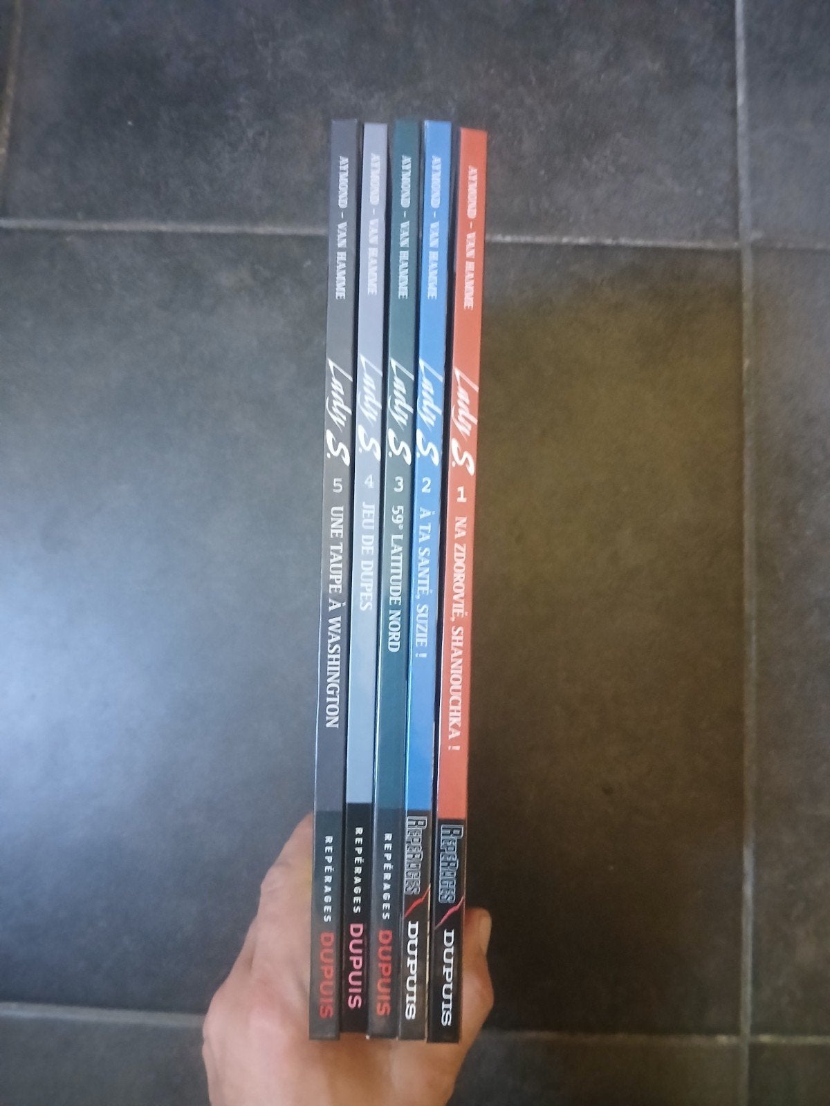 Lot de 5 bd Lady s 1 à 5, Boeken, Stripverhalen, Ophalen of Verzenden