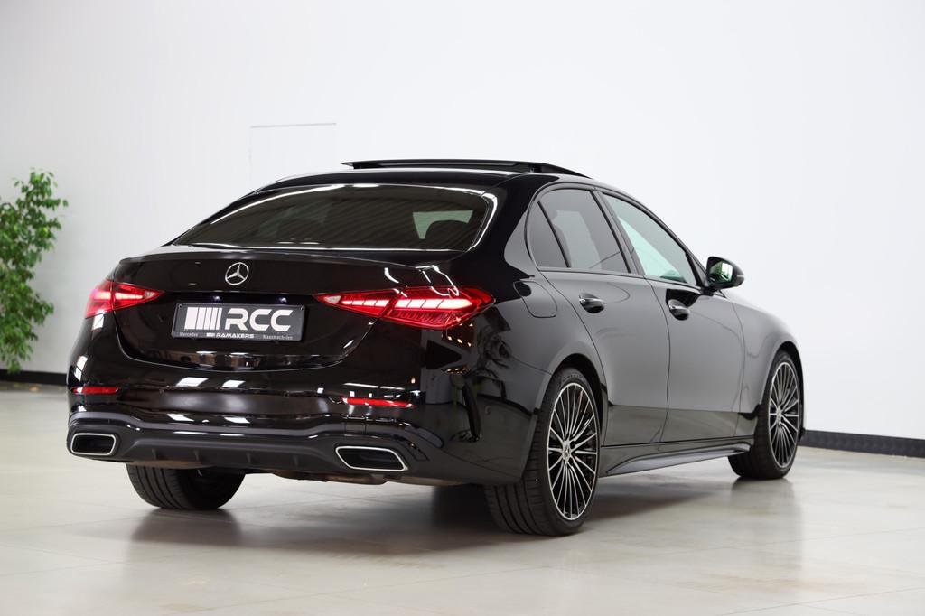 Mercedes-Benz C-Klasse 300 AMG Night 19" PANORAMA Burmester, 4 portes, Entreprise, Commande vocale, Carnet d'entretien