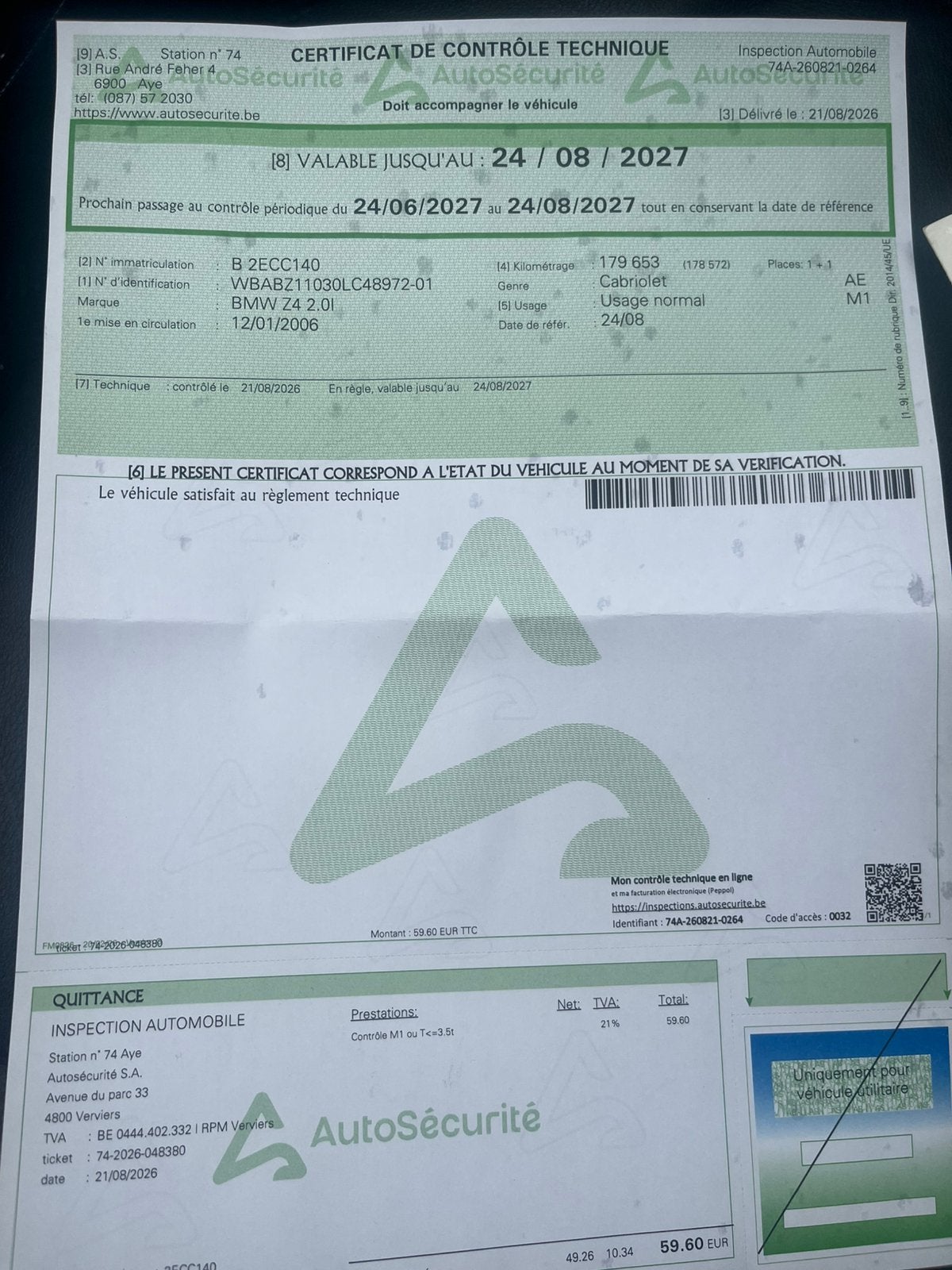 Z4, Cuir, Boîte manuelle, Noir, 2 portes