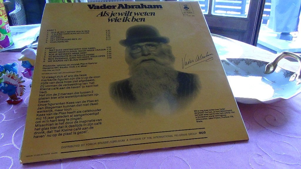Vader Abraham als je wil weten wie ik ben, Cd's en Dvd's, Vinyl | Nederlandstalig, Gesigneerd, Ophalen of Verzenden