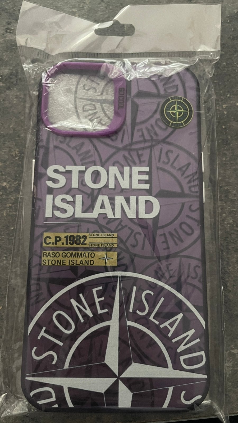 iPhone 13 stone island hoesje, IPhone 13, Paars, Nieuw, Hoesje of Tasje