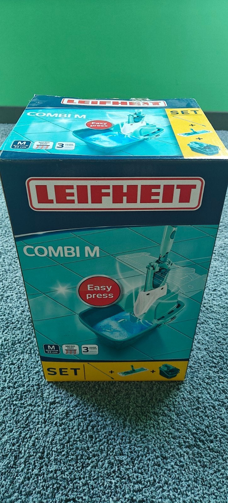 Leifheit combi M schoonmaakset, Huis en Inrichting, Schoonmaakartikelen, Ophalen of Verzenden, Dweilemmer, -bak, of -wagen