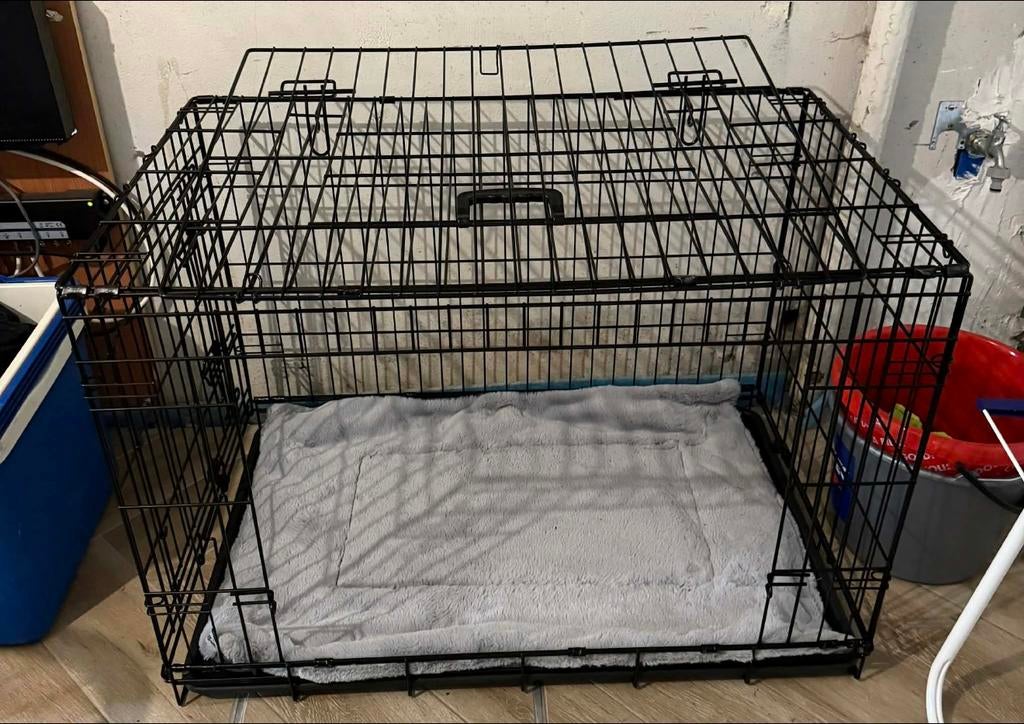 Bench + Soft bench kussen, Dieren en Toebehoren, Hondenhokken, Ophalen, Hondenkennel, Minder dan 65 cm, Nieuw