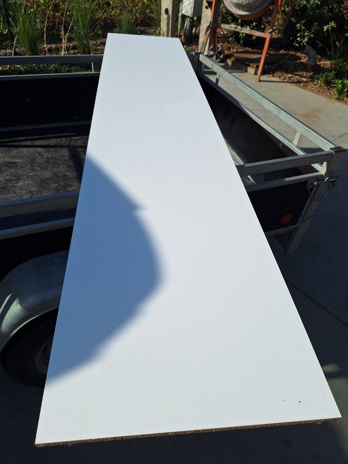 Witte legplank 2,5m x 0,5m nieuw, Doe-het-zelf en Bouw, Ophalen