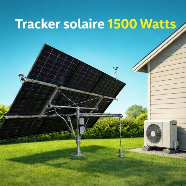 Tracker solaire 2 axes autoconsommation, Envoi, Neuf, Système complet