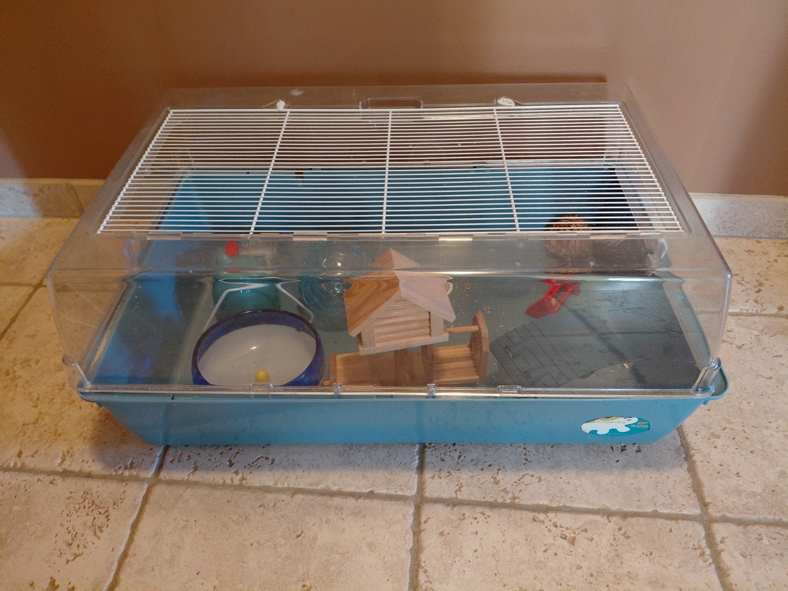 grote hamsterkooi, Ophalen