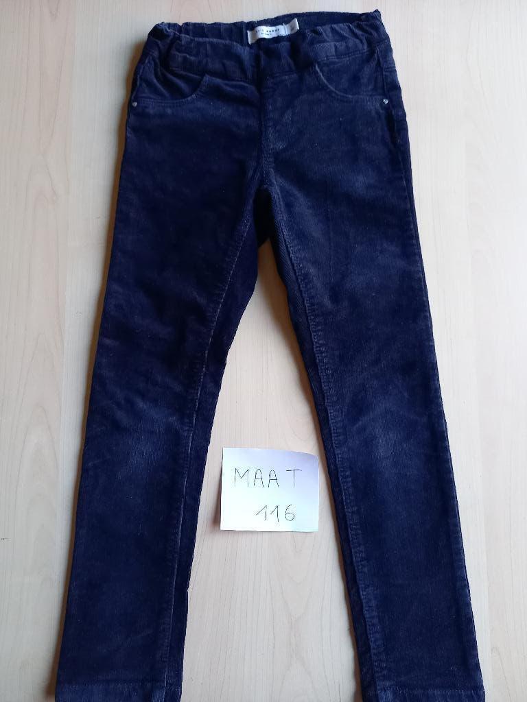 Nieuwstaat pakket broeken maat 116 meisje, Kinderen en Baby's, Kinderkleding | Maat 116, Broek, Meisje, Ophalen of Verzenden, Zo goed als nieuw