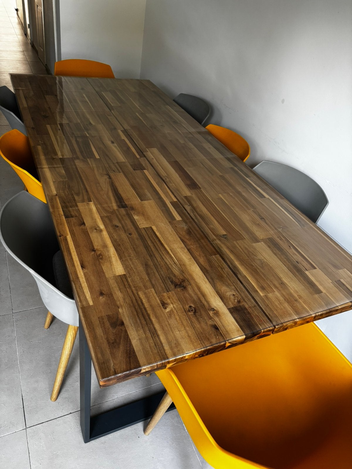 Eetkamerstoelen, Huis en Inrichting, Ophalen, Gebruikt, Teakhout