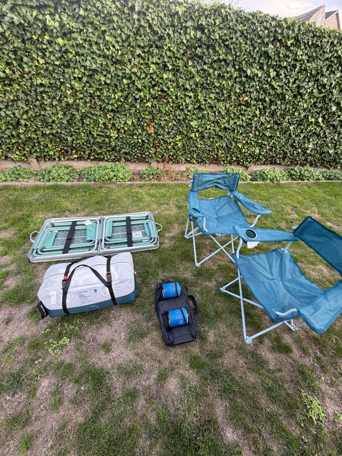 Kampeer tent quescha, Enlèvement, Comme neuf