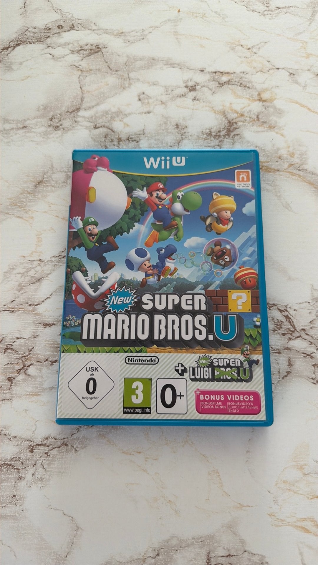 Wii U New Super Mario Bros. U + Luigi U, Consoles de jeu & Jeux vidéo, Enlèvement ou Envoi, Comme neuf