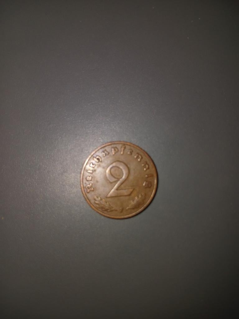 Munt duitsland 1937 swastika, Ophalen