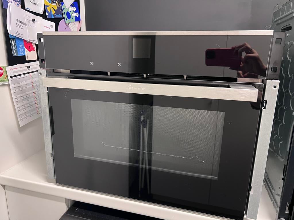 NEFF inbouw microgolfoven C17UR02N0 - hele goede staat, Inbouw, 45 tot 60 cm, Ophalen, 45 tot 60 cm