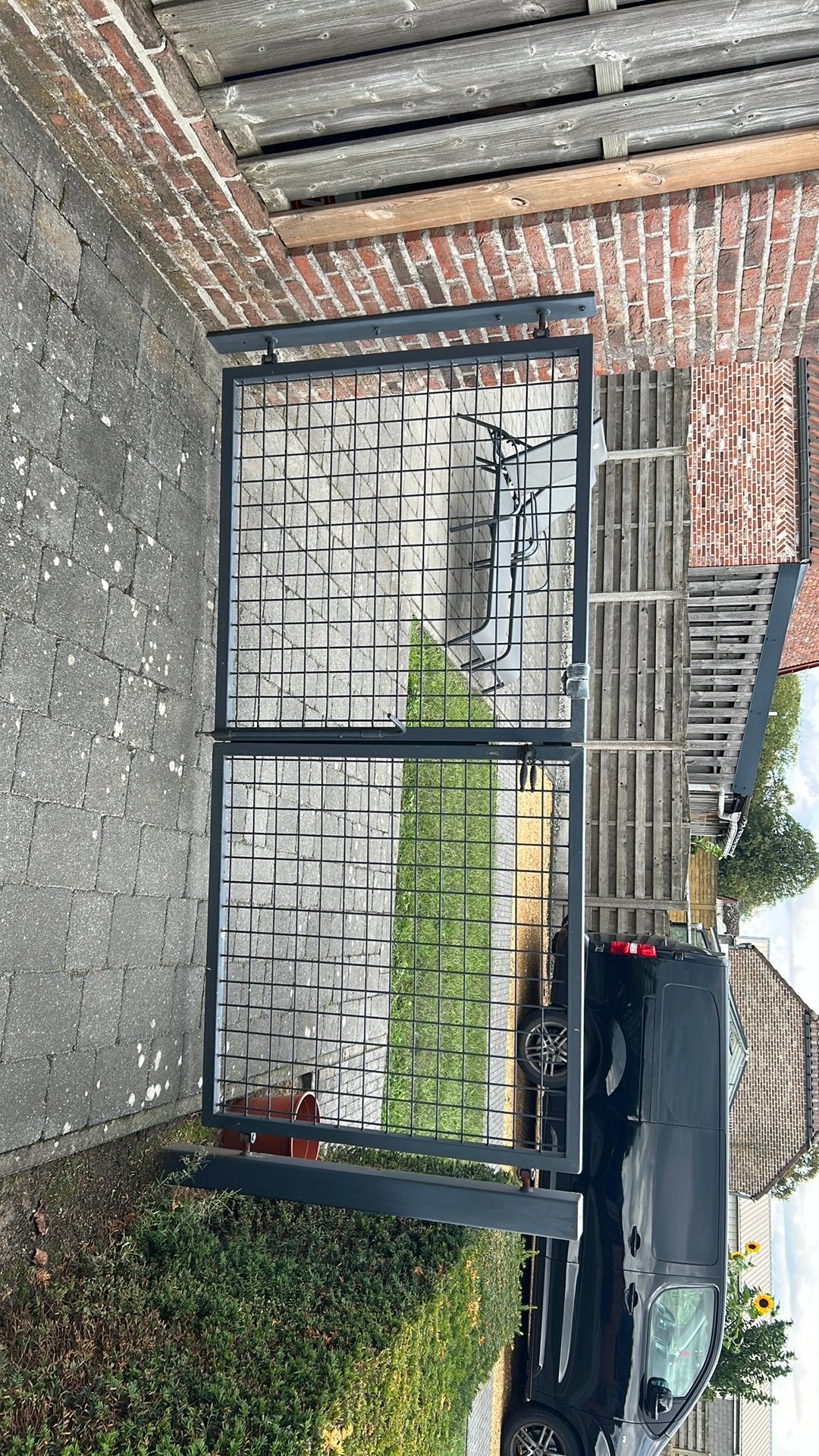 Poort 2m35 breed, Ophalen, Zo goed als nieuw