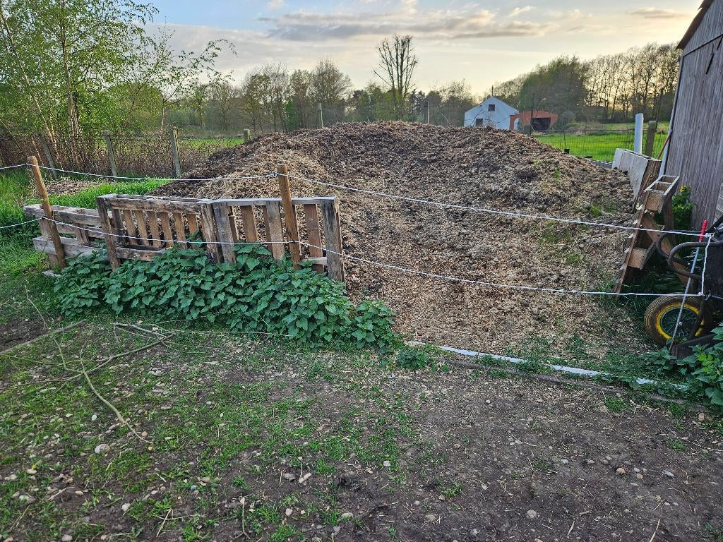 Gratis gecomposteerde paardenmest te Geel, Tuin en Terras, Ophalen, Compost