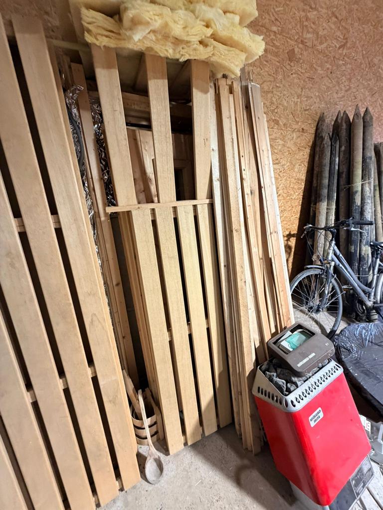 Sauna Knullwald 2m x 2m, Ophalen, Zo goed als nieuw