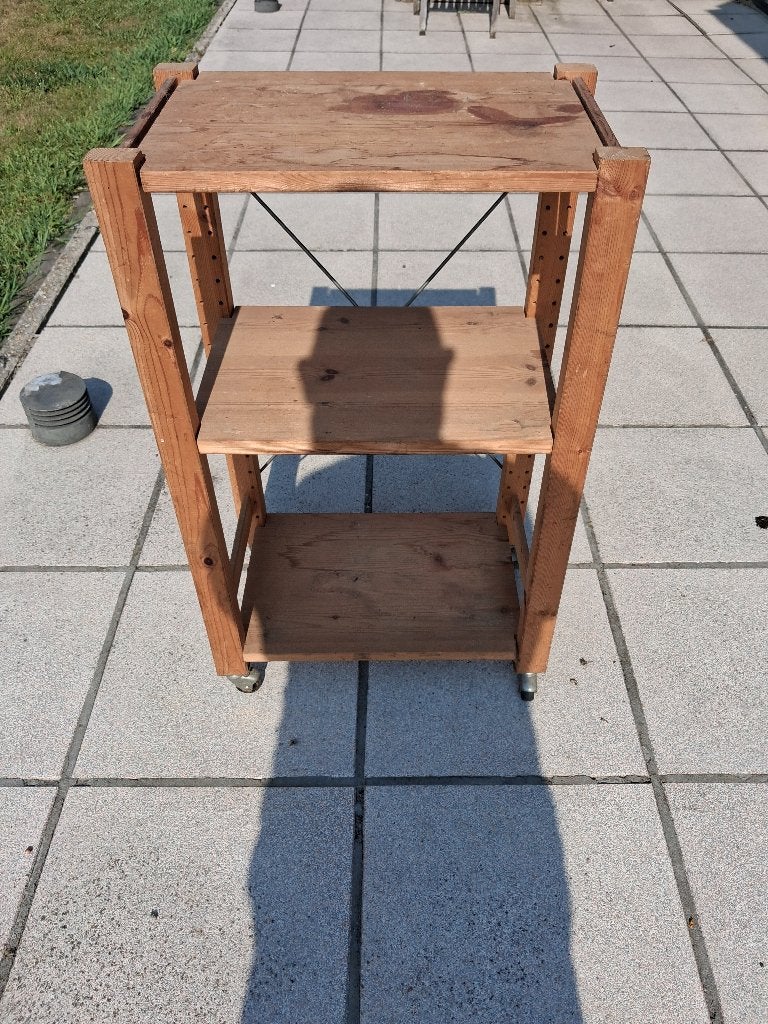 Étagère, boîtes de rangement, bougie de jardin, tréteaux 55, Enlèvement ou Envoi, Utilisé, Boîte ou Caisse