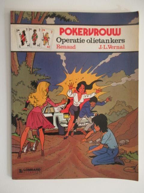 pokervrouw...nr.1...operatie olietankers.............1st, Boeken, Stripverhalen, Ophalen of Verzenden, Gelezen