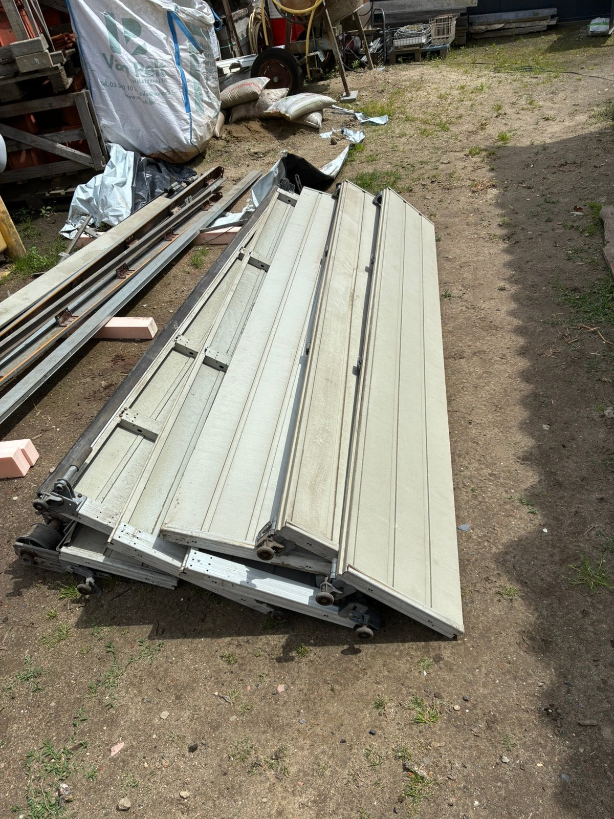 Sectionale automatische hormann poort, 200 cm ou plus, Comme neuf, Enlèvement, Fer
