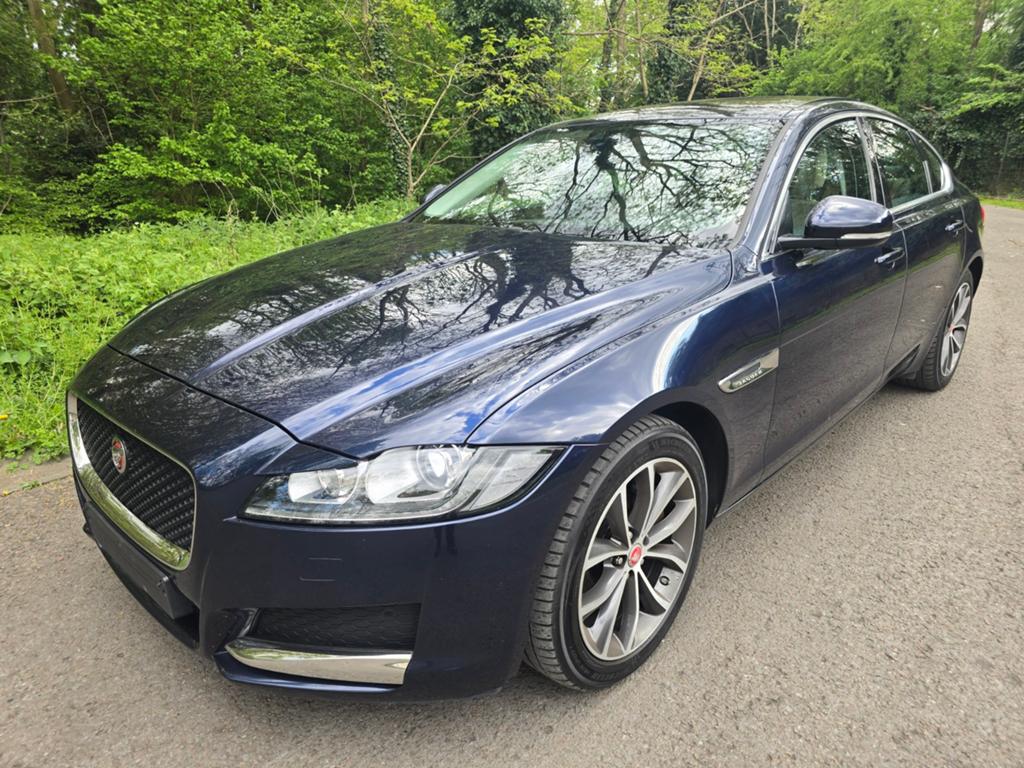 Jaguar XF 2.0 D 163cv Toit Pano Ja Gps 120.000km Euro6✅️, Voorwielaandrijving, Stof, 4 cilinders, Blauw