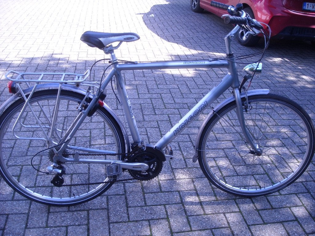 Herenfiets Grote maat, Velgrem, Versnellingen, Zo goed als nieuw, 57 tot 61 cm