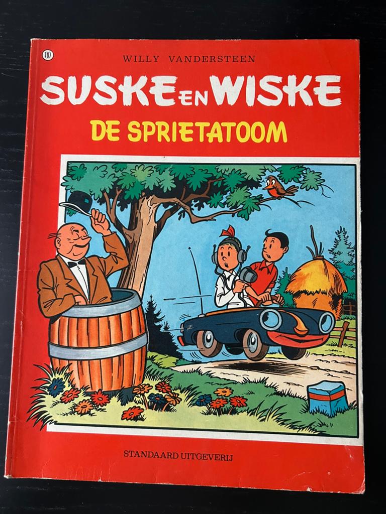 Suske en Wiske De sprietatoom nr 107, Boeken, Eén stripboek, Ophalen, Zo goed als nieuw